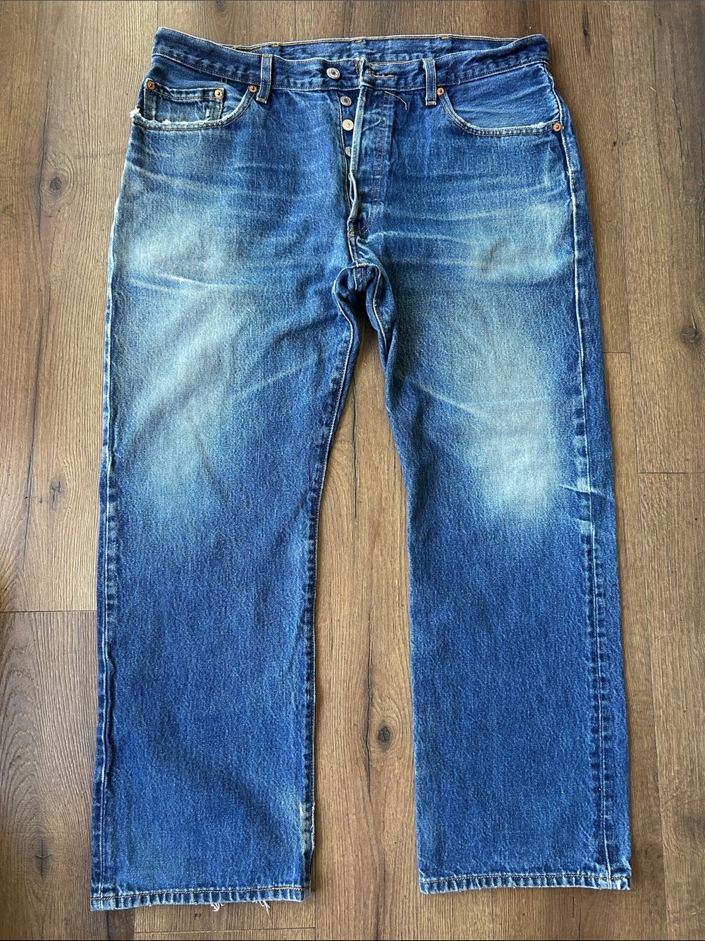 Levi's XX vintage Men's Relaxed Fit Blue Denim Jeans !! 38x30